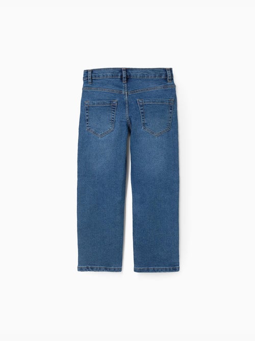 Pantalon en jean à coupe droite - Kiabi