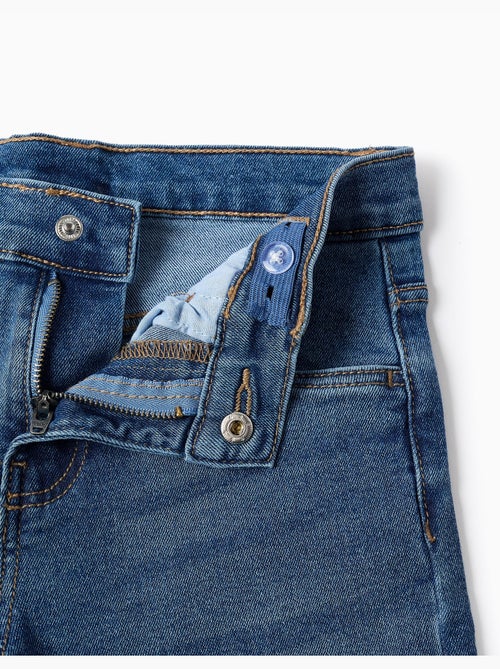 Pantalon en jean à coupe droite - Kiabi