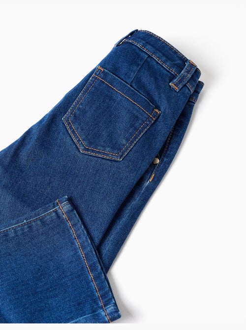 Pantalon en jean à jambes larges - Kiabi