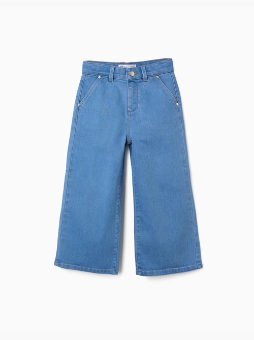 Pantalon en jean à jambes larges - Kiabi Pantalon en jean à jambes larges - Kiabi