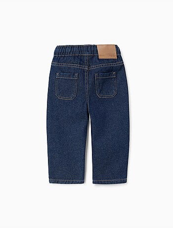 Pantalon en jean baggy avec cordon de serrage