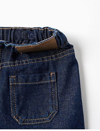 Pantalon en jean baggy avec cordon de serrage
