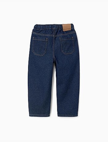 Pantalon en jean baggy avec cordon de serrage