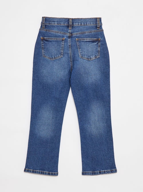 Pantalon en jean coupe droite - Coupe + confortable - Kiabi