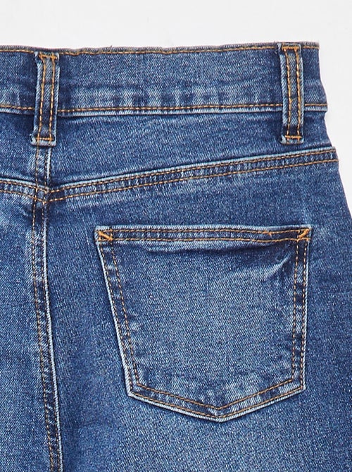 Pantalon en jean coupe droite - Coupe + confortable - Kiabi