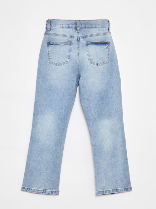 Pantalon en jean coupe droite - Coupe + confortable - Kiabi