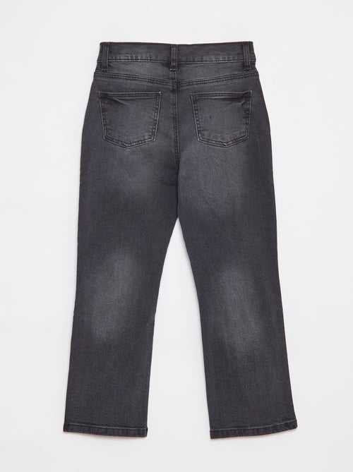 Pantalon en jean coupe droite - Coupe + confortable - Kiabi
