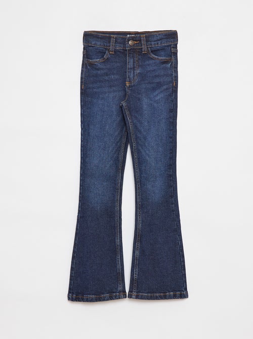 Pantalon en jean coupe flare - Coupe + confortable - Kiabi