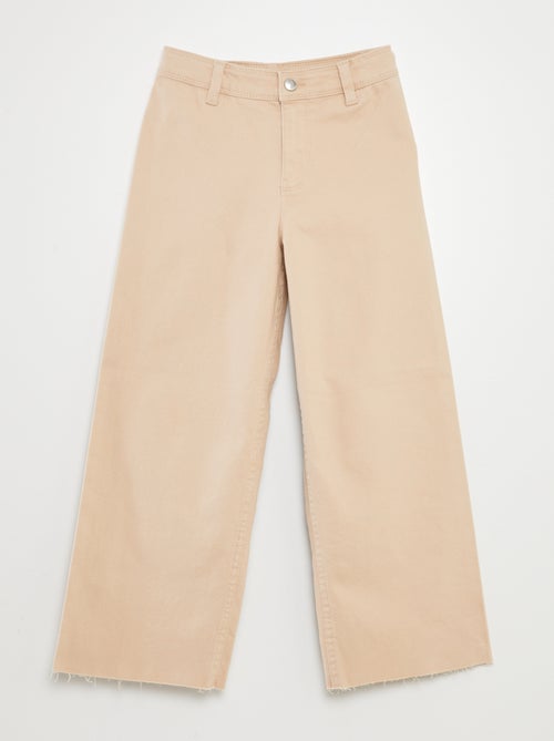 Pantalon en jean coupe large / wide leg - Kiabi