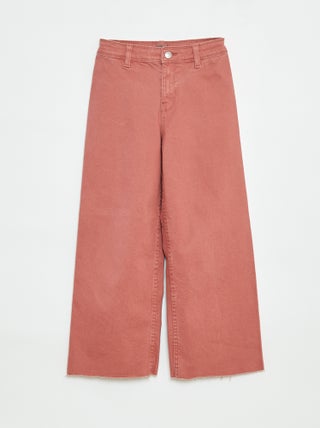 Pantalon en jean coupe large / wide leg