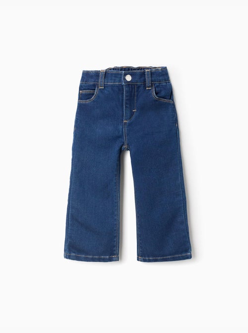 Pantalon en Jean Flare en Comfort Denim - Kiabi