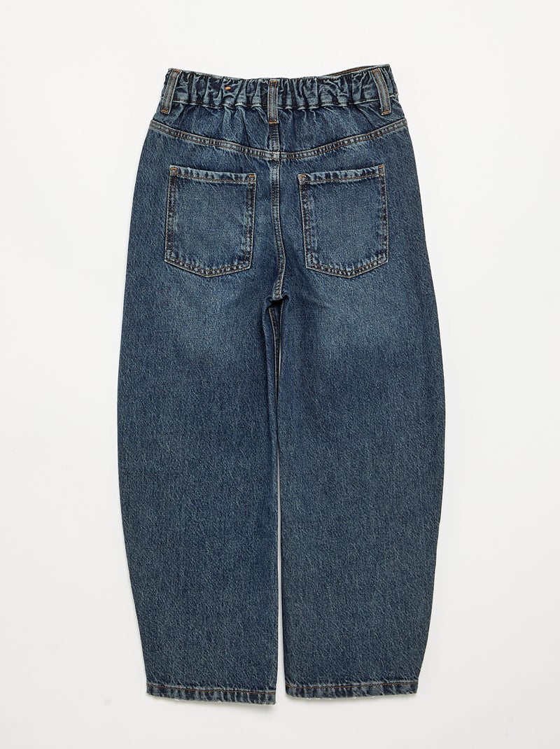 Pantalon en jean large Bleu - Kiabi