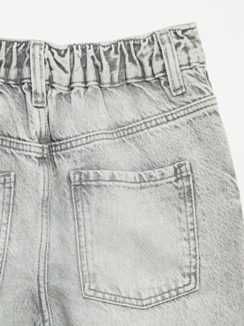 Pantalon en jean large - Kiabi
