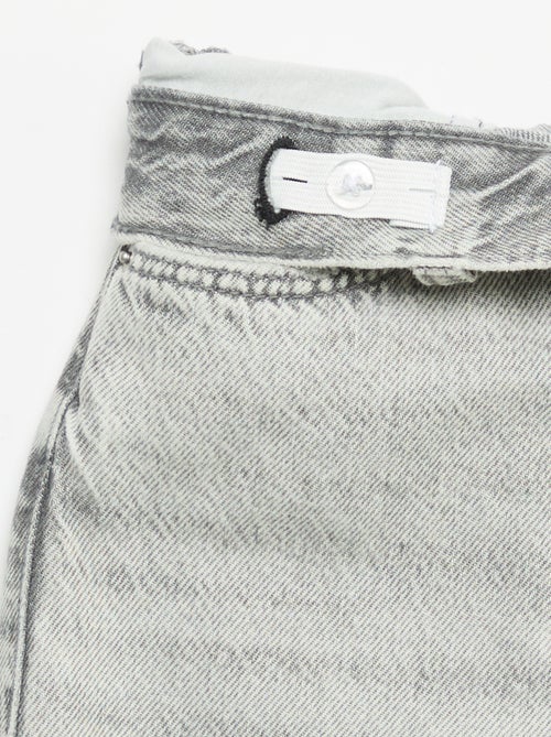 Pantalon en jean large - Kiabi