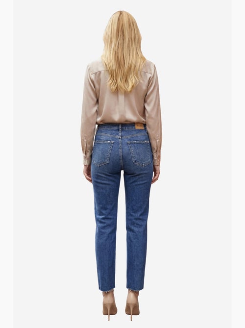 Pantalon en jean skinny taille haute avec fermeture éclair my fashion - Kiabi Pantalon en jean skinny taille haute avec fermeture éclair my fashion - Kiabi