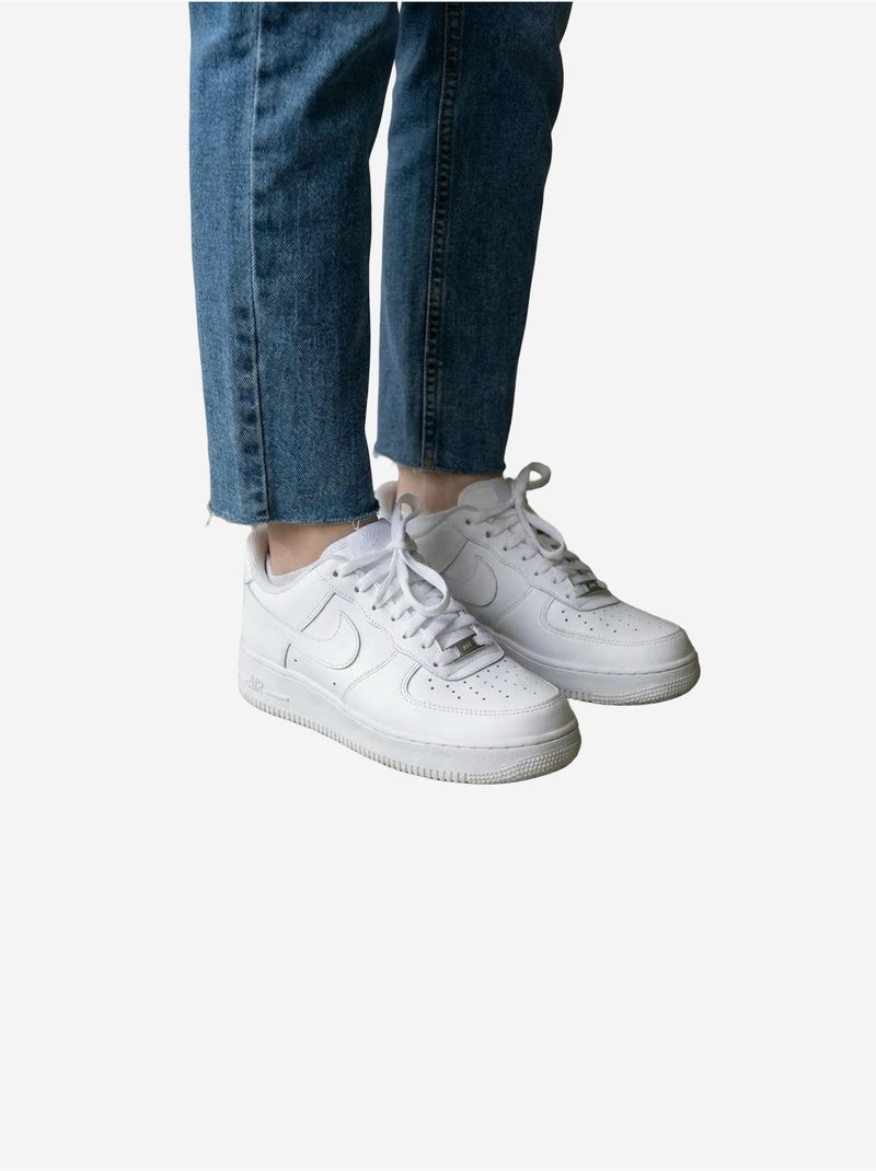 Pantalon en jean skinny taille haute avec fermeture éclair my fashion Bleu - Kiabi