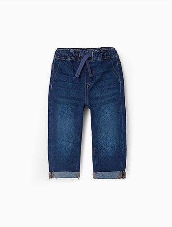 Pantalon en jean slim à cordon