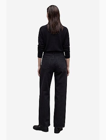 Pantalon en jean taille haute à jambes larges avec poches my fashion