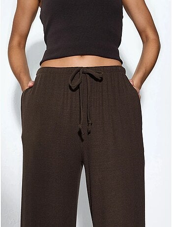 Pantalon en jersey à jambe large busem