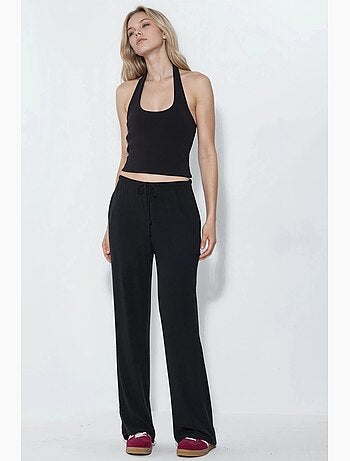 Pantalon en jersey à jambe large busem