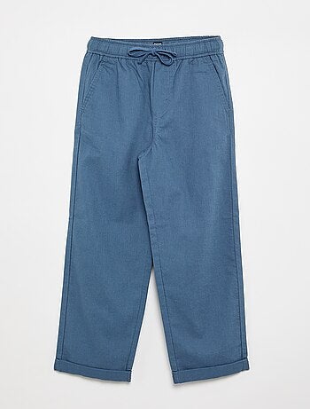 Pantalon en lin et coton