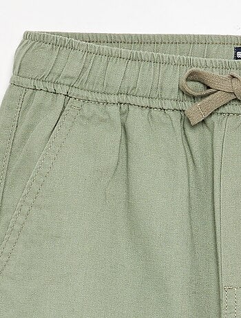 Pantalon en lin et coton