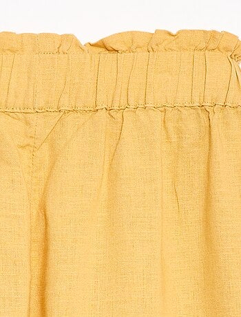 Pantalon en lin mélangé