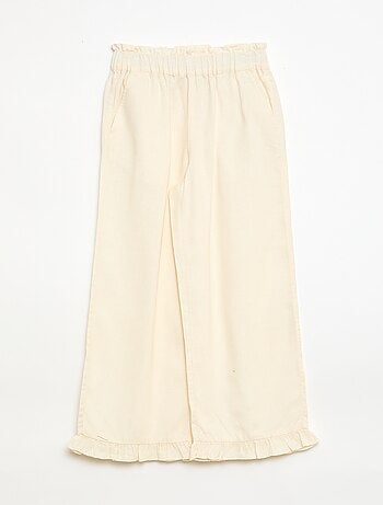 Pantalon en lin mélangé