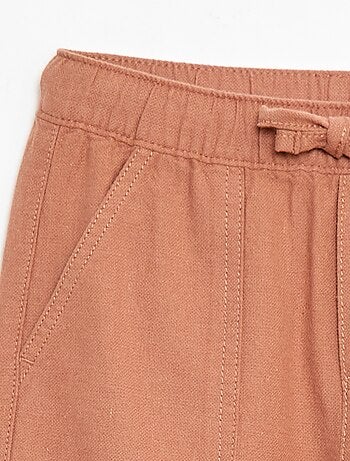 Pantalon en lin mélangé