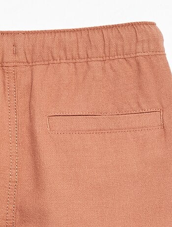 Pantalon en lin mélangé