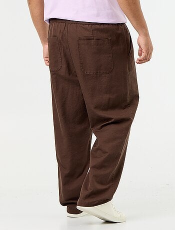 Pantalon en lin mélangé