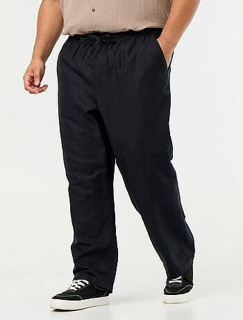 Pantalon en lin mélangé