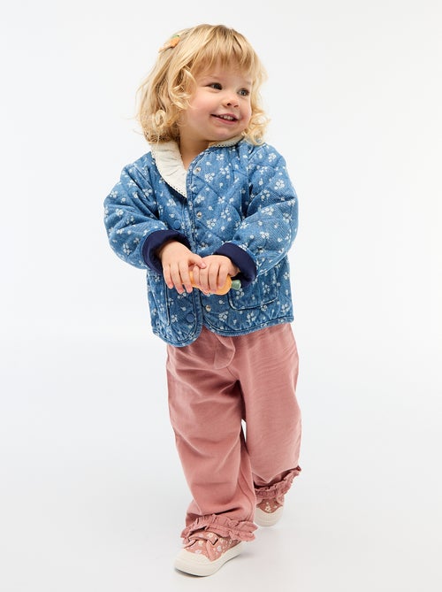 Pantalon en lin mélangé - Kiabi