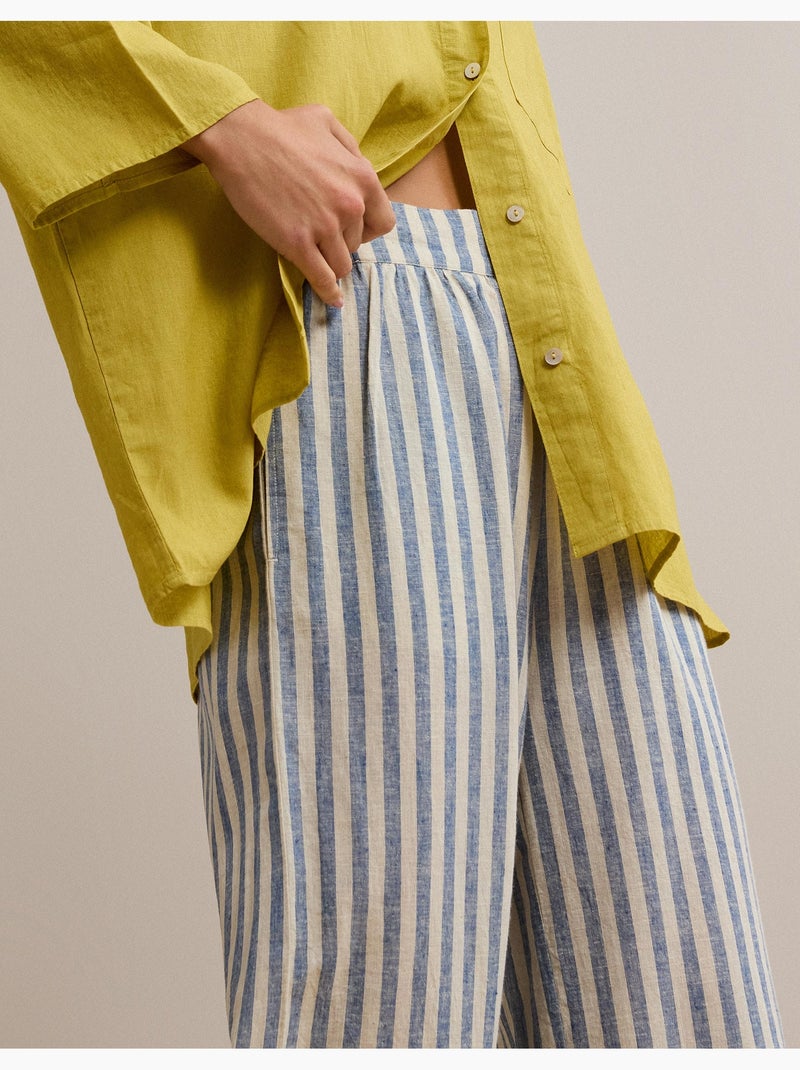 Pantalon en lin, MO Fashion Beige - Kiabi