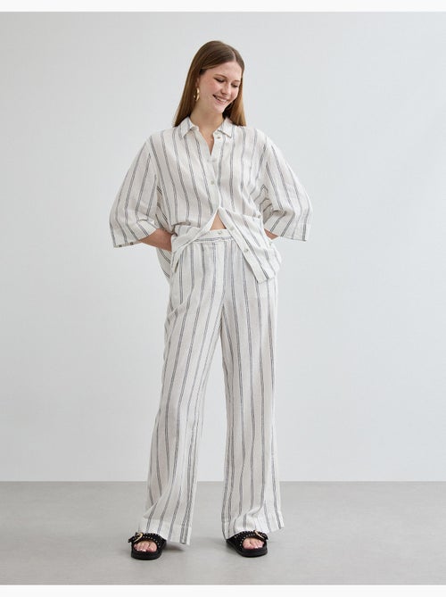 Pantalon en lin, MO Fashion - Kiabi Pantalon en lin, MO Fashion - Kiabi