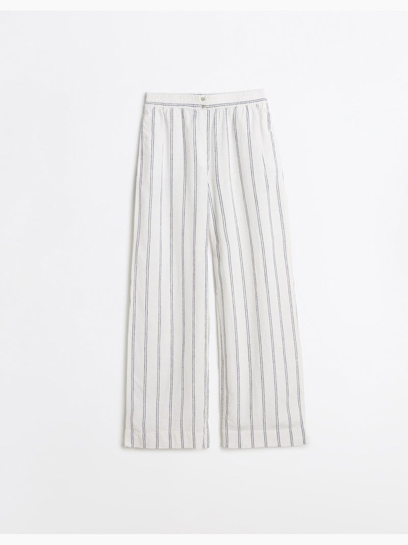 Pantalon en lin, MO Fashion Ecru - Kiabi
