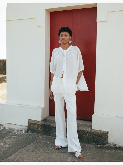 Pantalon en lyocell, MO Fashion - Kiabi Pantalon en lyocell, MO Fashion - Kiabi