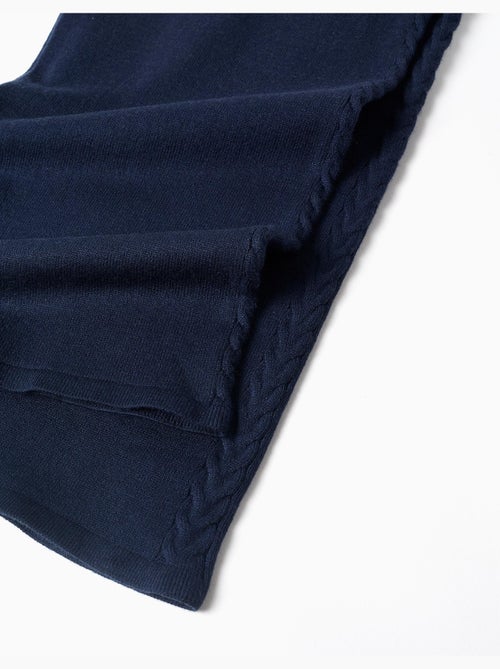 Pantalon en maille à jambe large avec détails torsadés - Kiabi