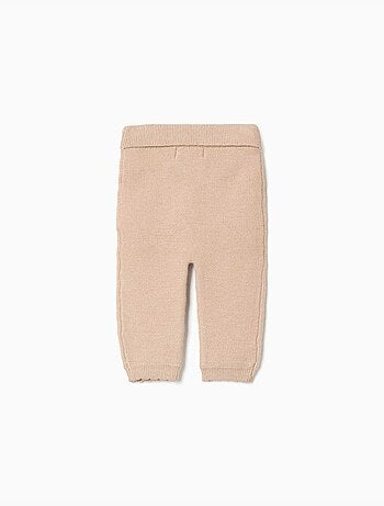 Pantalon en maille avec nœud décoratif