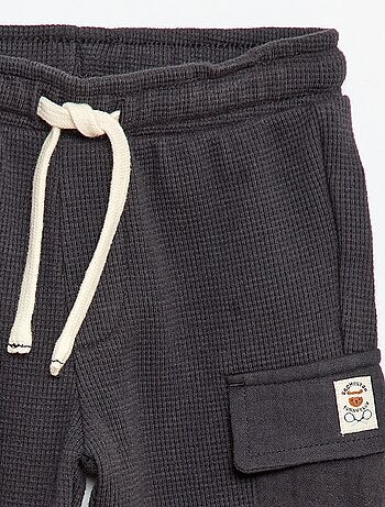 Pantalon en maille gaufrée