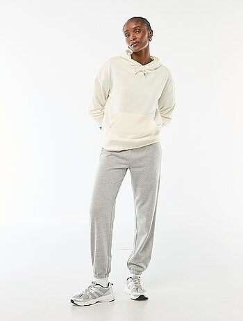 Pantalon en maille lourde femme coupe jogging