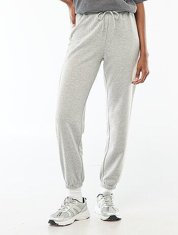 Pantalon en maille lourde femme coupe jogging