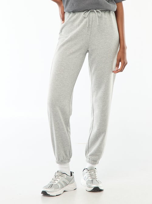 Pantalon en maille lourde femme coupe jogging - Kiabi Pantalon en maille lourde femme coupe jogging - Kiabi