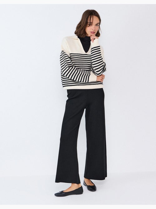 Pantalon en maille, mo fashion - Kiabi