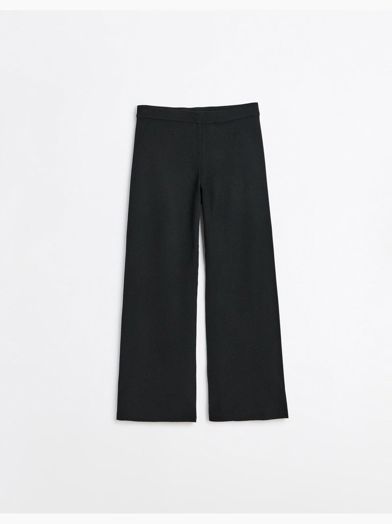 Pantalon en maille, mo fashion Noir - Kiabi