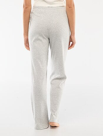 Pantalon en maille pointelle