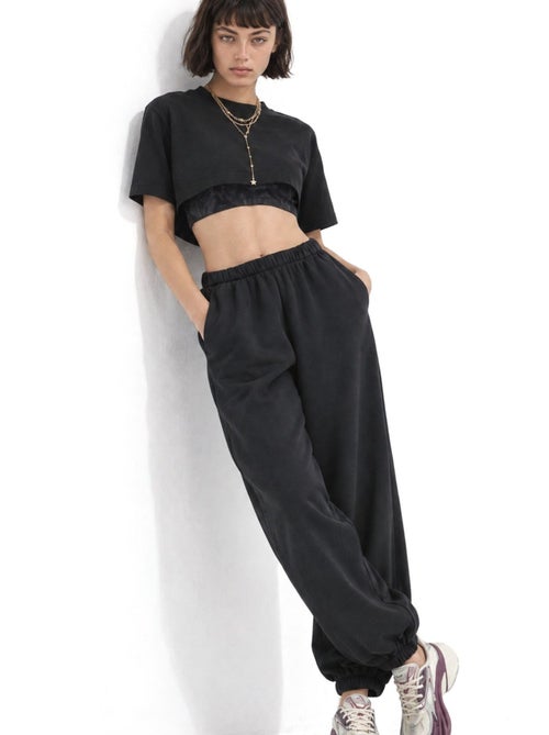 Pantalon en mélange de coton busem - Kiabi Pantalon en mélange de coton busem - Kiabi
