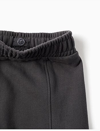 Pantalon en molleton à jambe large avec poches cargo