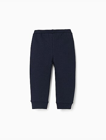 Pantalon en molleton avec doublure en coton peigné et imprimé cœur