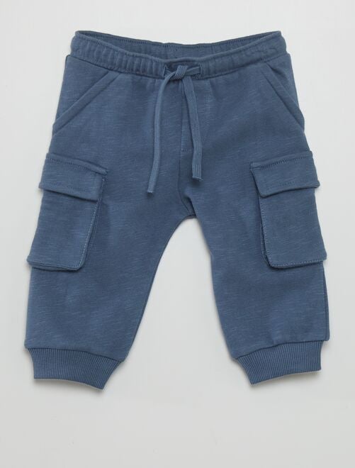 Pantalon en molleton avec poches sur les côtés - Kiabi